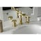 Kingston Brass KS1977RX Widespread Bathroom Faucet with Brass Pop-Up, Brushed Brass KS1977RX - alternate 4